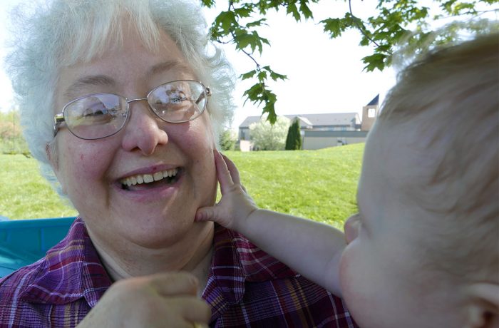 Sister Karen with a Little Friend