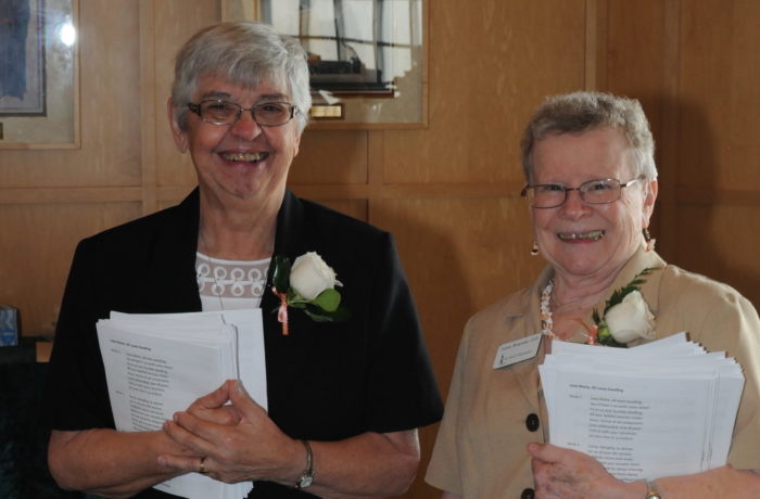 Sisters Mary Lou Dummer and Susan Bourauel