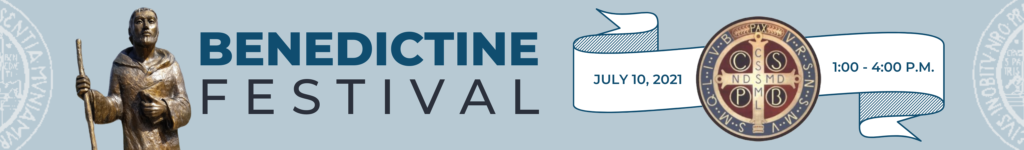 Benedictine Festival 2021 Banner