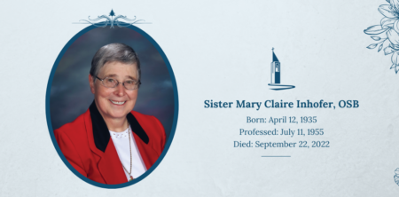 In Memoriam: Sister Mary Claire Inhofer, OSB